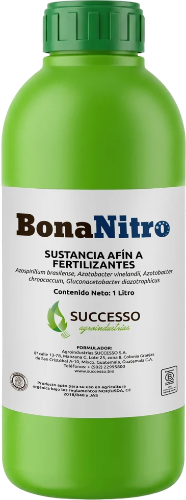 Envase de Bonanitro, Fijador biológico de nitrógeno