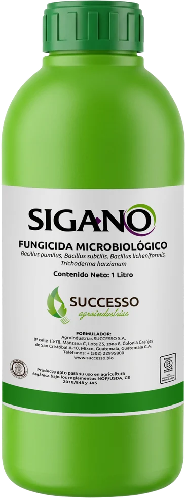 Envase de Sigano, Fungicida microbiológico